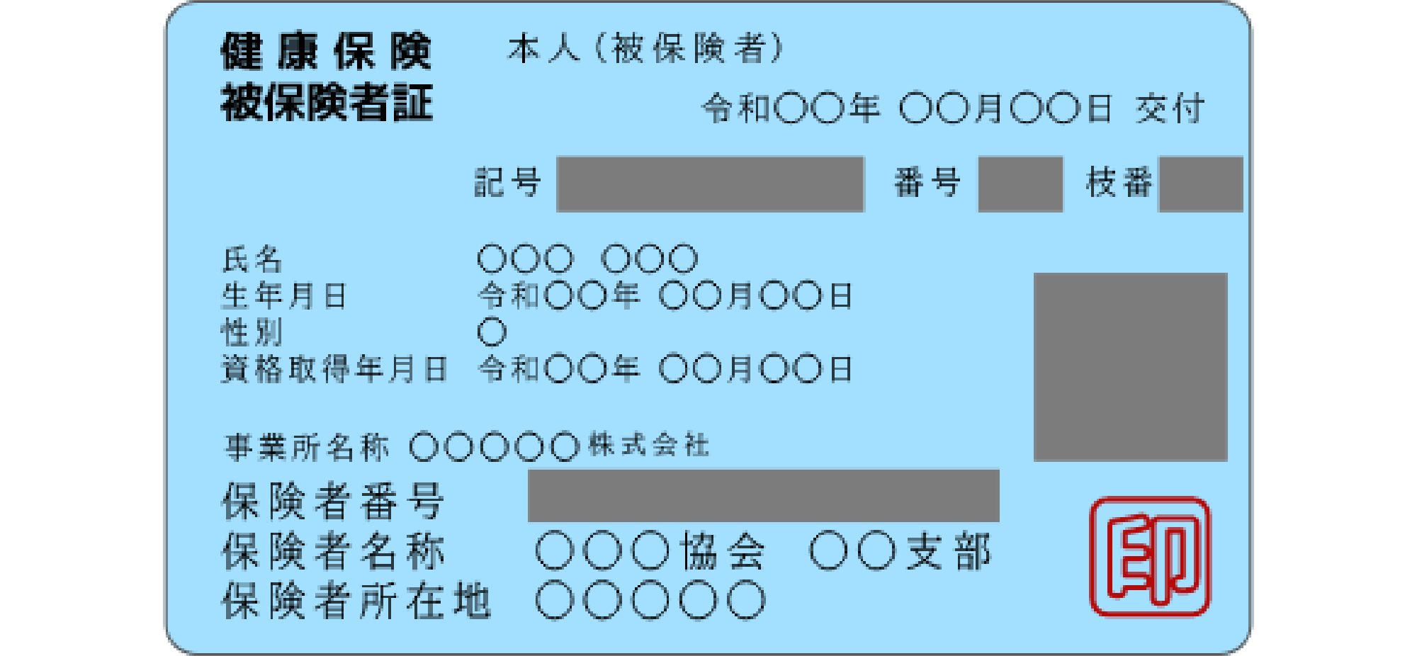 健康保険被保険者証
